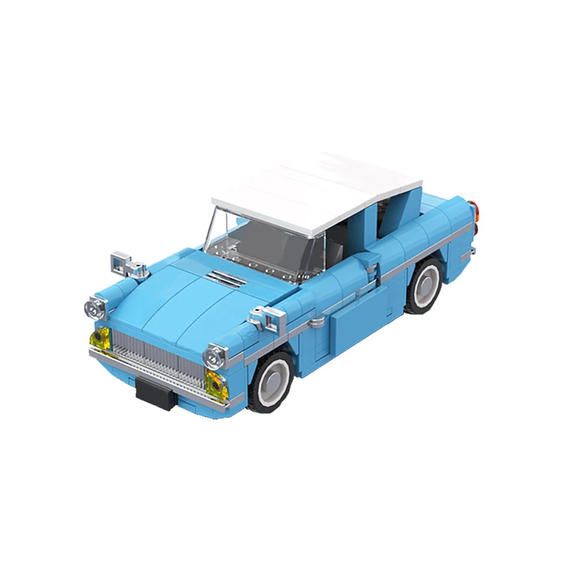 (Gobricks version) 336PCS MOC-171906 Weasley's Flying Ford Anglia - Image 2