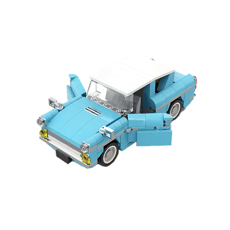 (Gobricks version) 336PCS MOC-171906 Weasley's Flying Ford Anglia - Image 3