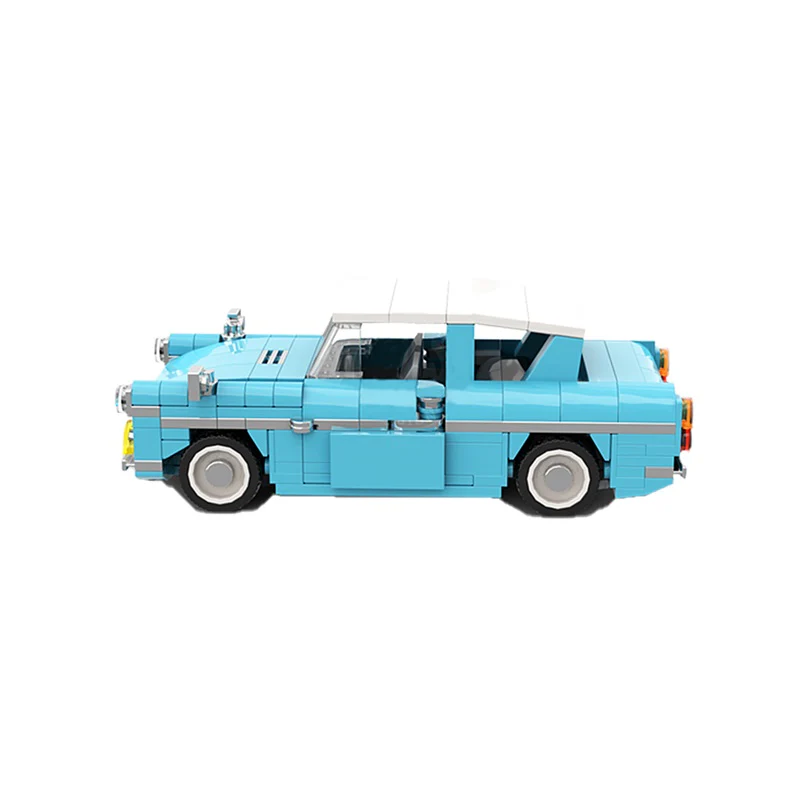 (Gobricks version) 336PCS MOC-171906 Weasley's Flying Ford Anglia - Image 4