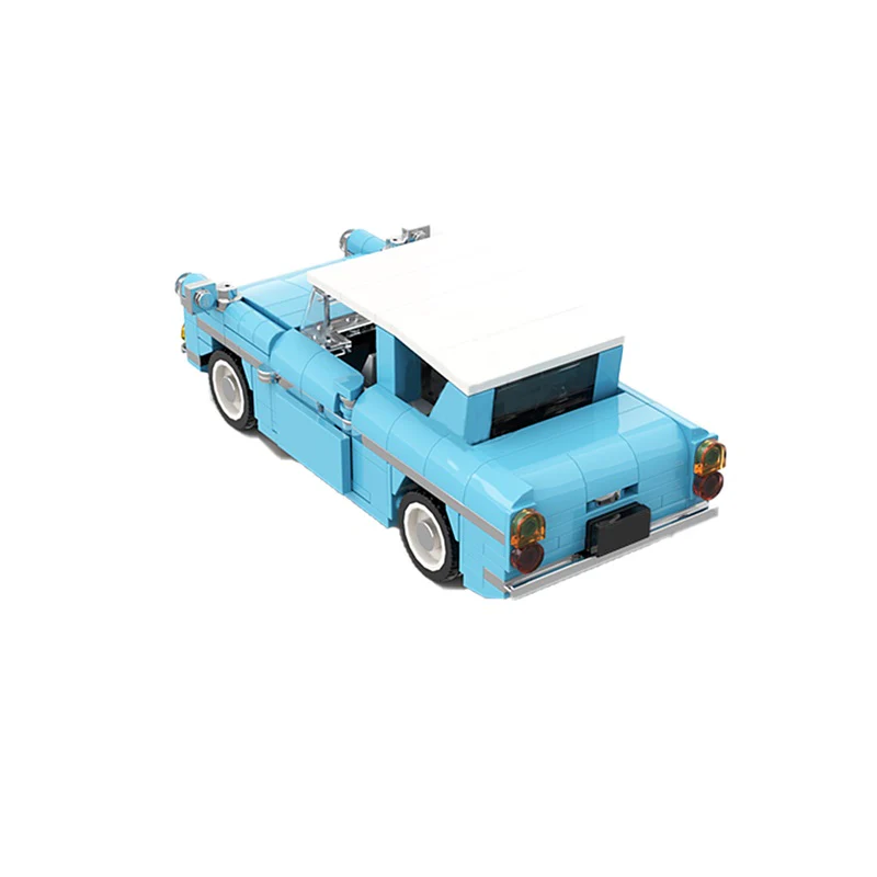 (Gobricks version) 336PCS MOC-171906 Weasley's Flying Ford Anglia - Image 5