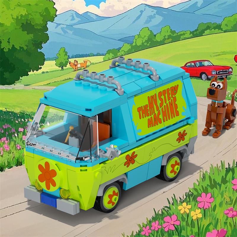 (Gobricks version) 340pcs MOC The Mystery Machine - Image 10