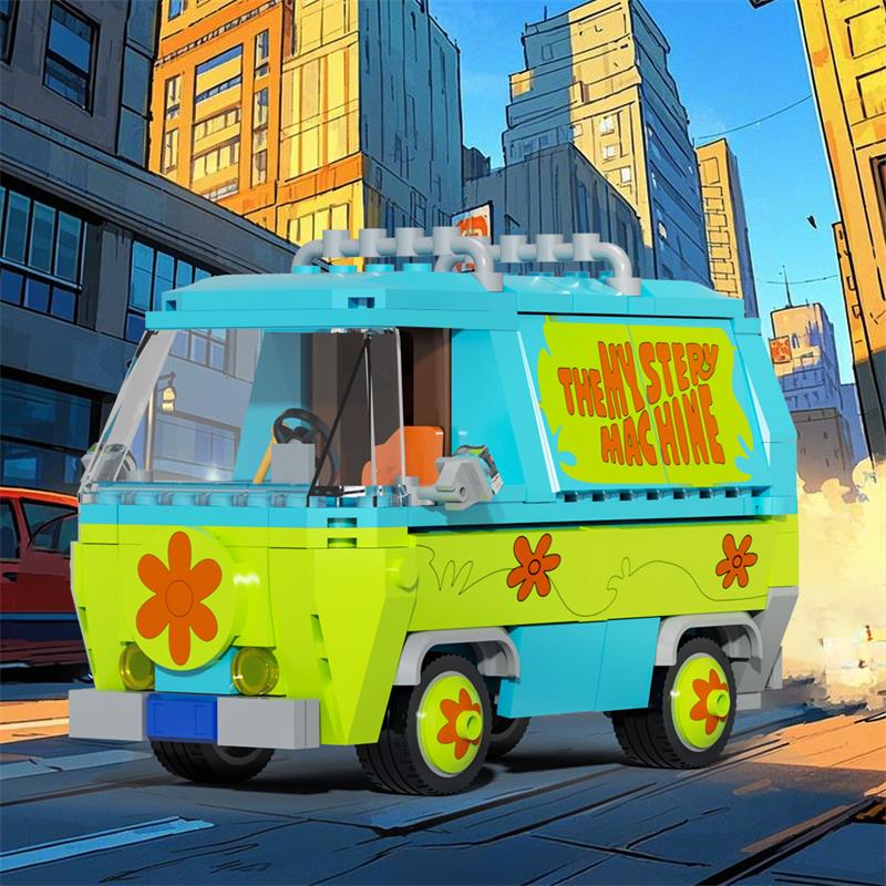 (Gobricks version) 340pcs MOC The Mystery Machine - Image 11