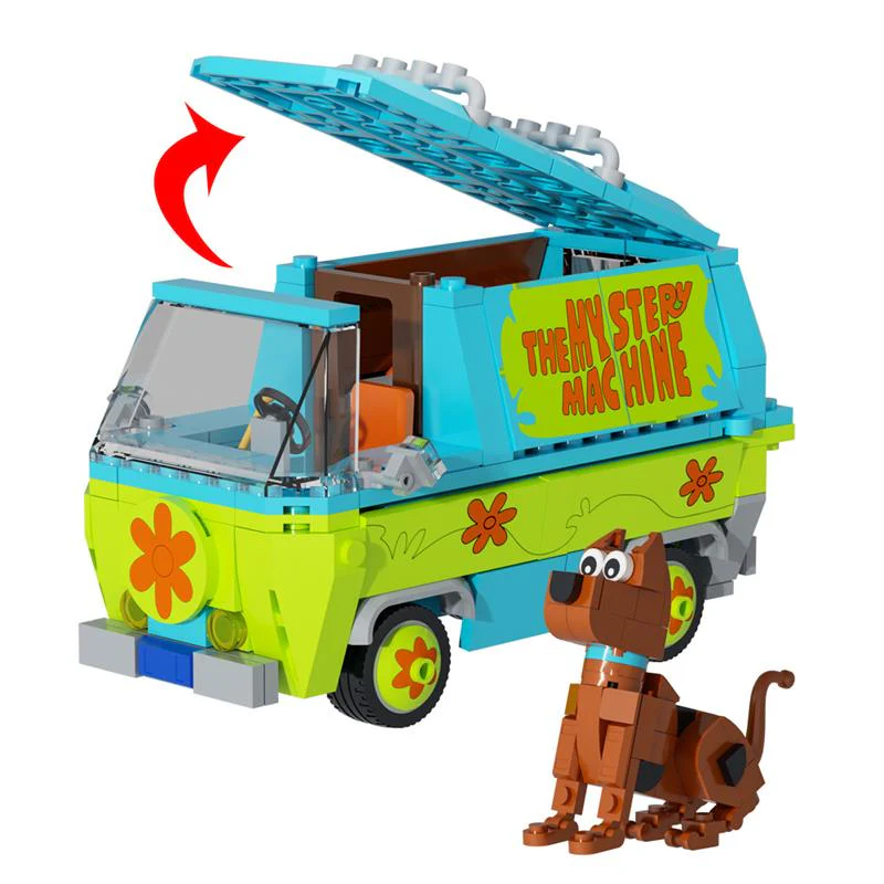 (Gobricks version) 340pcs MOC The Mystery Machine - Image 12