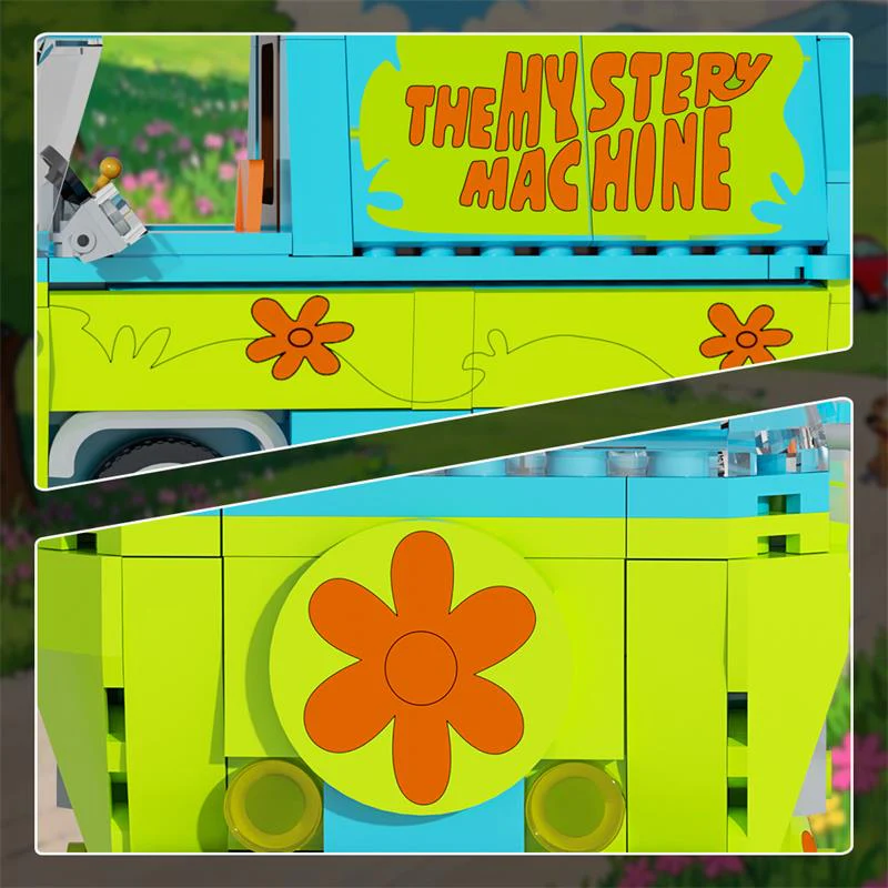 (Gobricks version) 340pcs MOC The Mystery Machine - Image 8