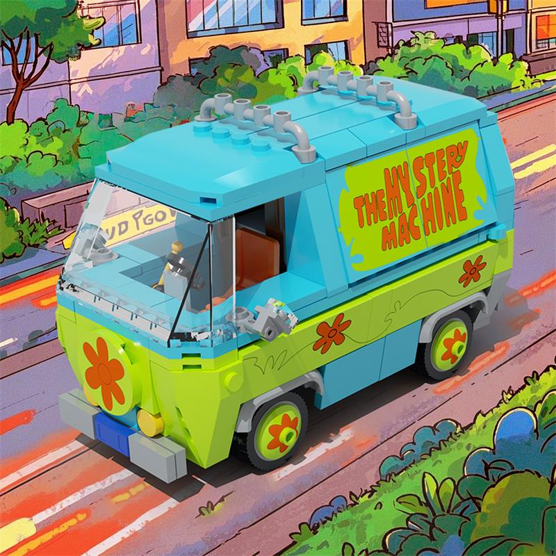 (Gobricks version) 340pcs MOC The Mystery Machine - Image 9