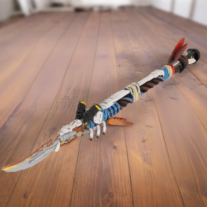 (Gobricks version) 3418pcs MOC-142400 Horizon Forbidden West 1:1 scale Champion's Spear - Image 4