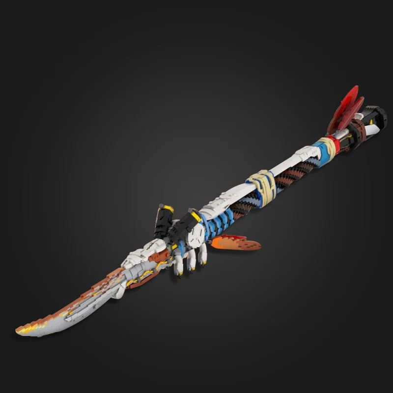 (Gobricks version) 3418pcs MOC-142400 Horizon Forbidden West 1:1 scale Champion's Spear - Image 6