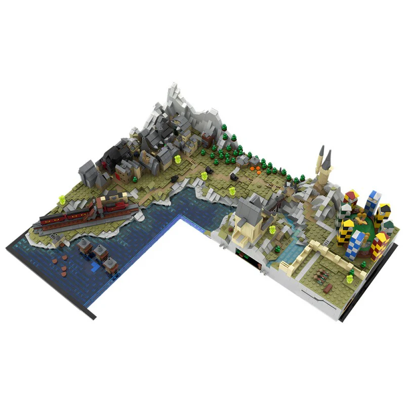 (Gobricks version) 3466PCS MOC-203377 Castle Grounds and Village Expansion (76419) - Image 2