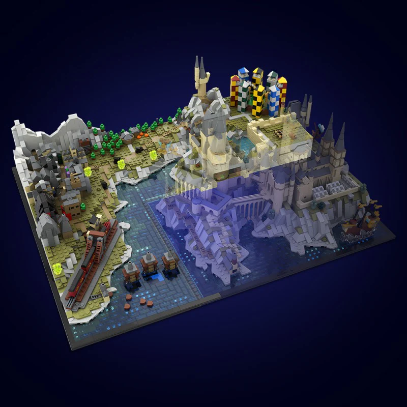 (Gobricks version) 3466PCS MOC-203377 Castle Grounds and Village Expansion (76419) - Image 5