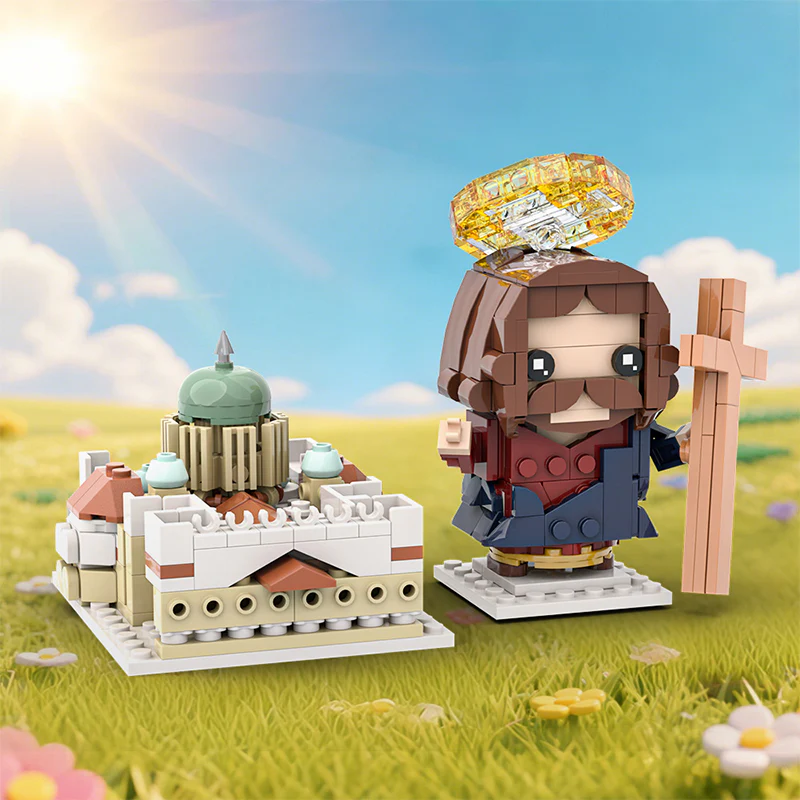 (Gobricks version) 347pcs MOC Religion - Church Jesus - Image 10