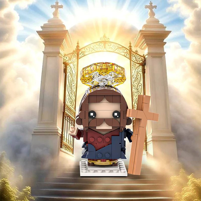(Gobricks version) 347pcs MOC Religion - Church Jesus - Image 11