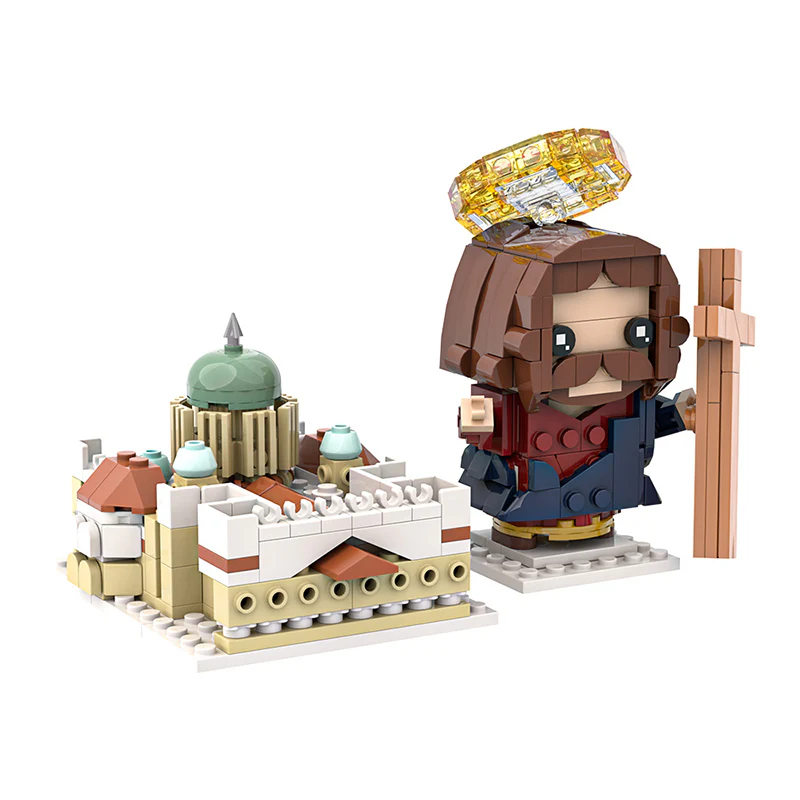 (Gobricks version) 347pcs MOC Religion - Church Jesus - Image 2