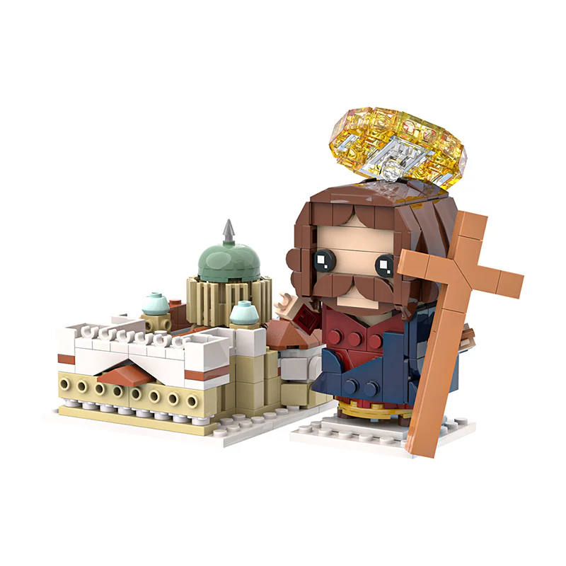 (Gobricks version) 347pcs MOC Religion - Church Jesus - Image 3