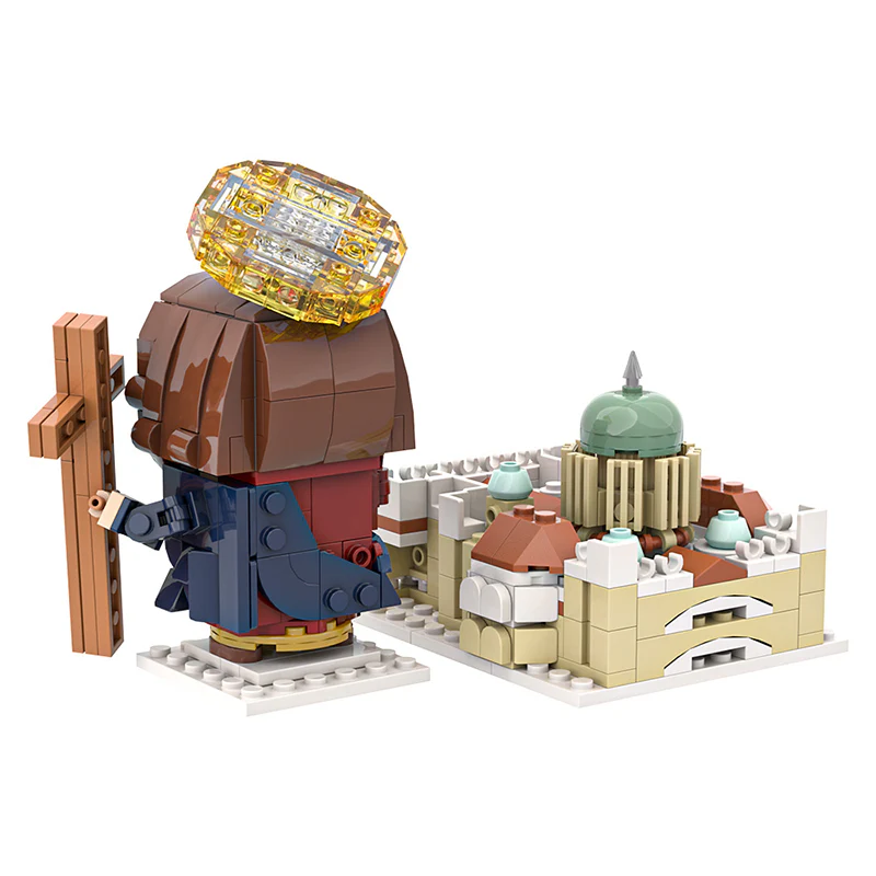 (Gobricks version) 347pcs MOC Religion - Church Jesus - Image 5