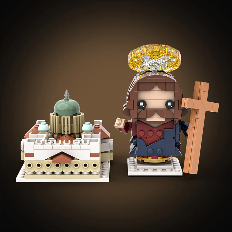 (Gobricks version) 347pcs MOC Religion - Church Jesus - Image 9
