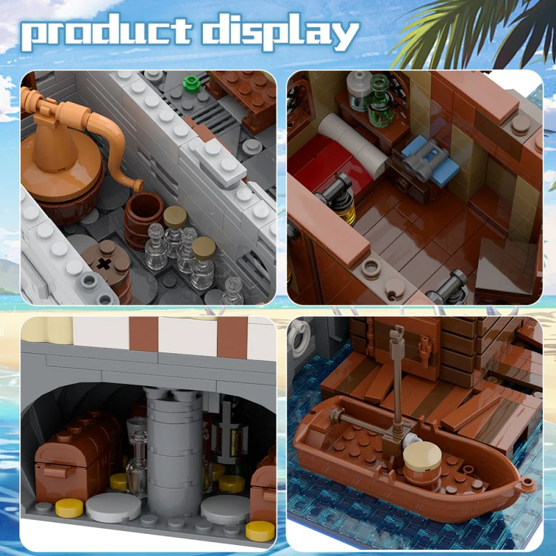 (Gobricks version) 3506pcs MOC Port Tavern - Image 8