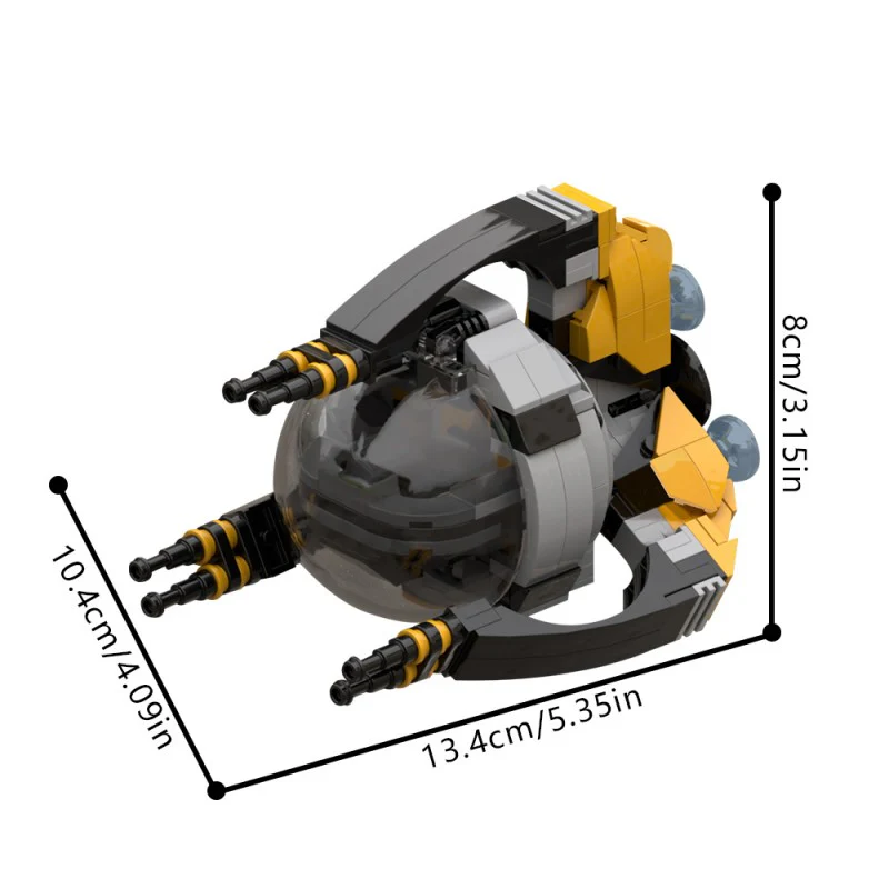 (Gobricks version) 350pcs MOC-215249 The stinger - Image 4