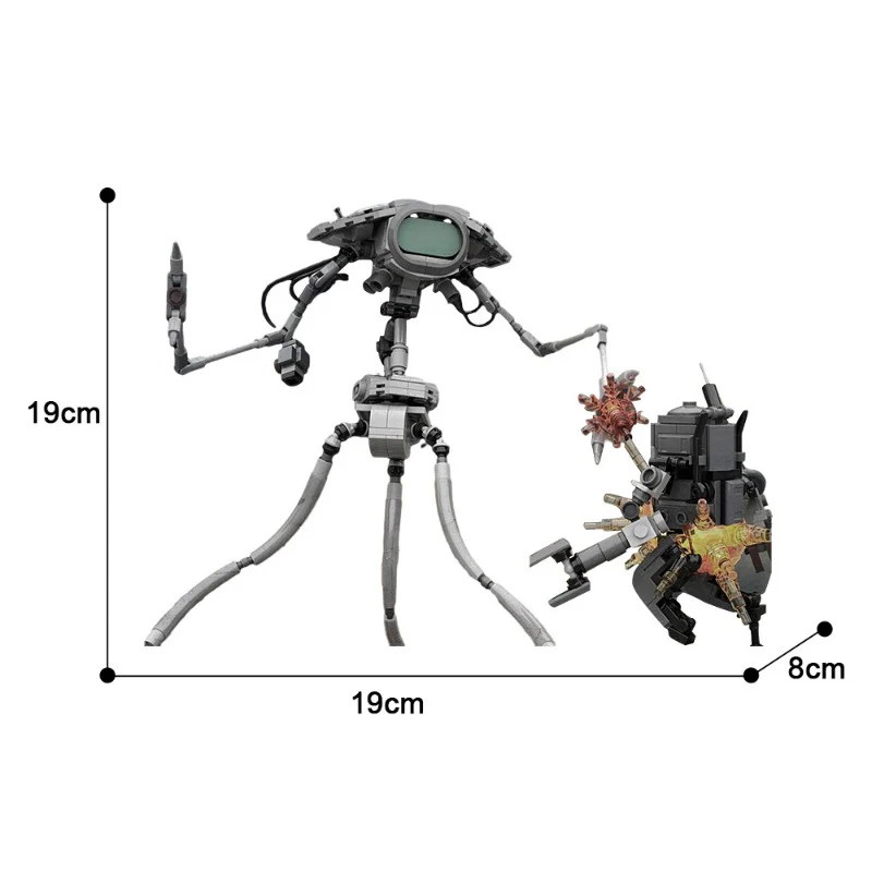 (Gobricks version) 352pcs MOC-157354 Martian Fighting Machine - Image 3