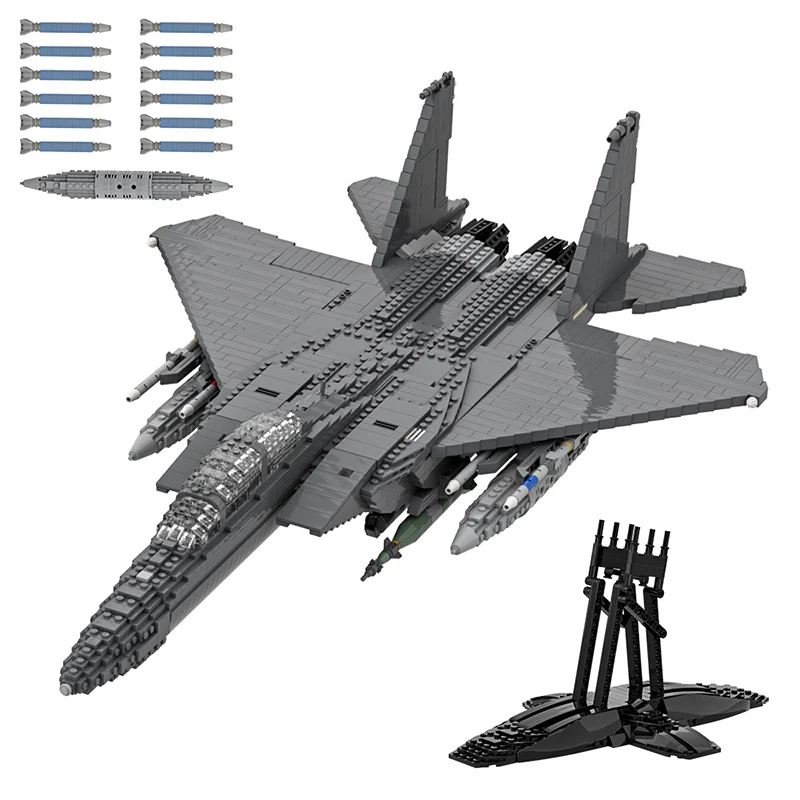 (Gobricks version) 3593PCS Mcdonnell Douglas F-15E Eagle - Image 2