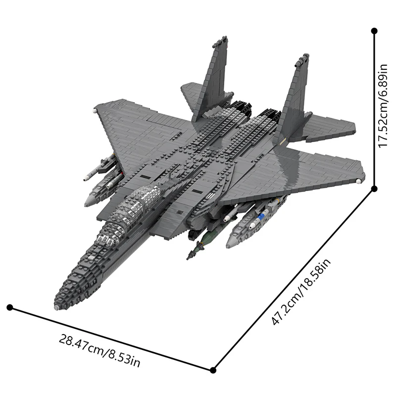 (Gobricks version) 3593PCS Mcdonnell Douglas F-15E Eagle - Image 7