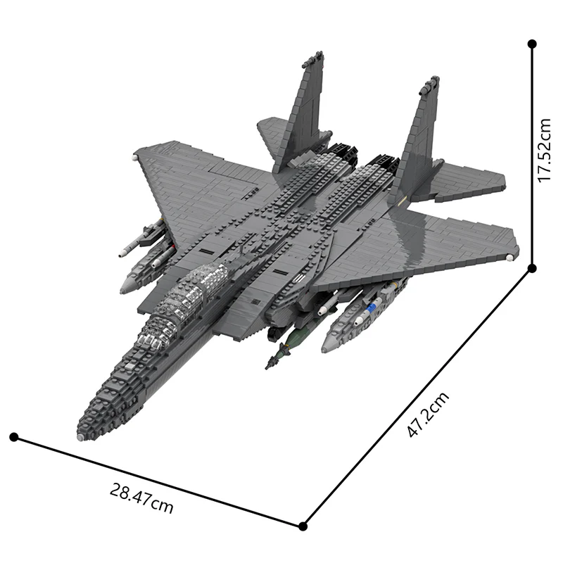 (Gobricks version) 3593PCS Mcdonnell Douglas F-15E Eagle - Image 8