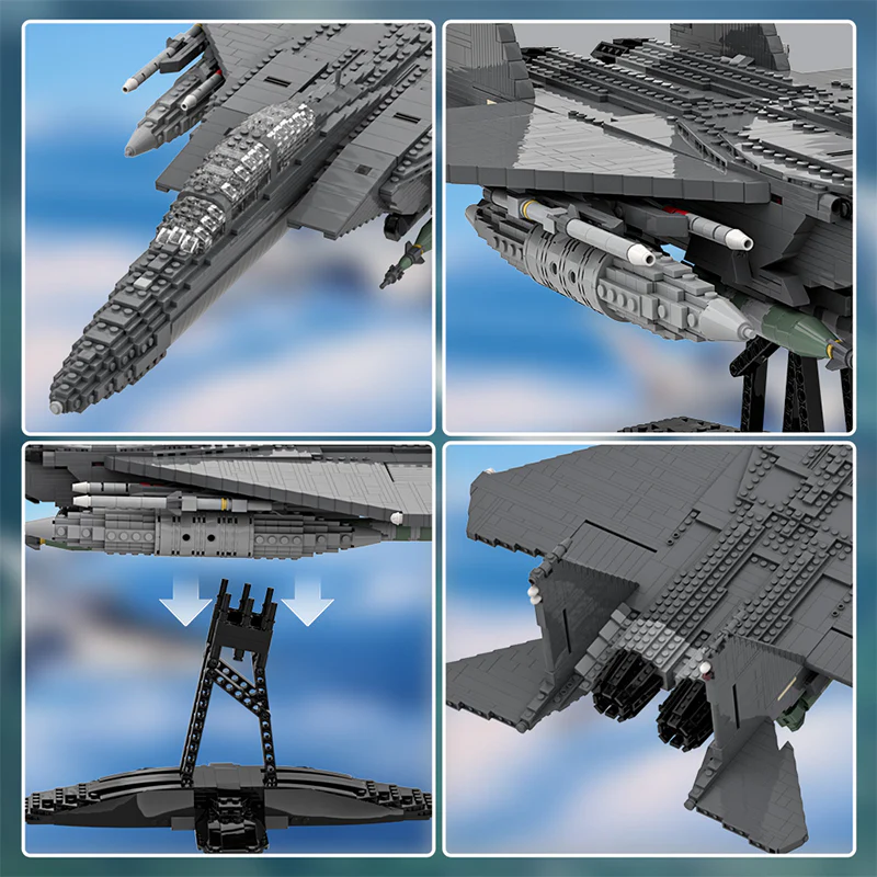 (Gobricks version) 3593PCS Mcdonnell Douglas F-15E Eagle - Image 9