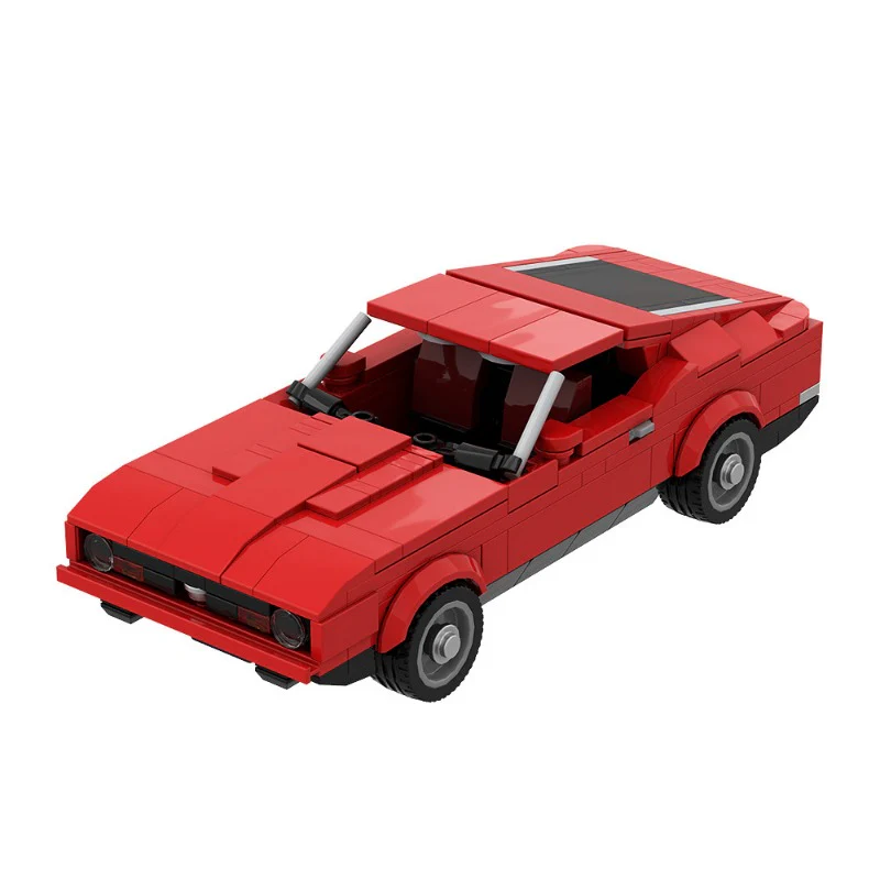 (Gobricks version) 359pcs MOC-138347 1971 Ford Mustang Mach 1 - Image 10
