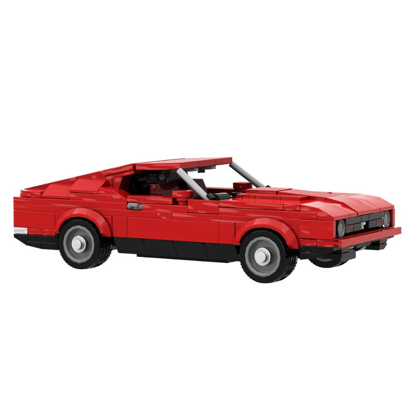 (Gobricks version) 359pcs MOC-138347 1971 Ford Mustang Mach 1 - Image 6