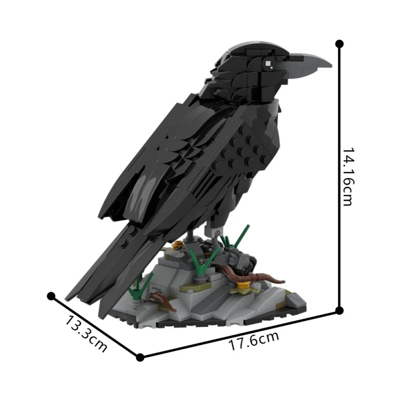 (Gobricks version) 359pcs MOC-217187 Raven - Image 5