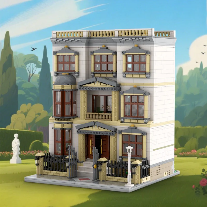 (Gobricks version) 3602pcs MOC Classicistic Villa - Image 10
