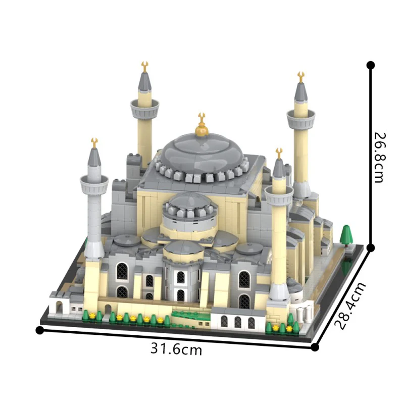 (Gobricks version) 3636pcs MOC-219881 Hagia Sophia - Image 4