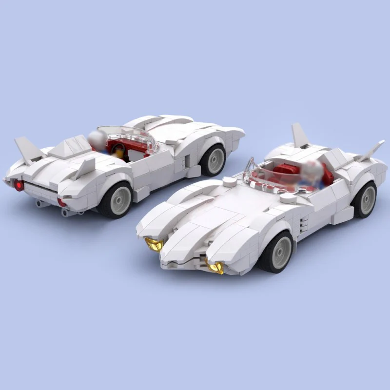 (Gobricks version) 378pcs MOC-192324 MOCturnal Speed Racer MACH 5 - Image 7