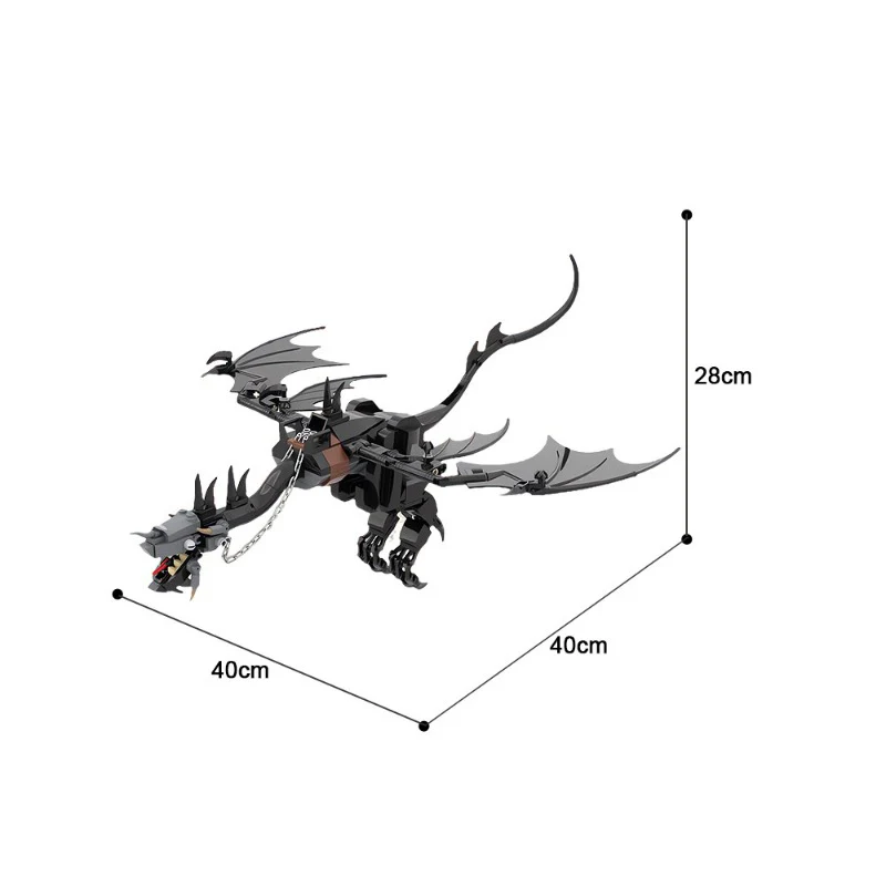 (Gobricks version) 384pcs MOC-172201 The Fell Beast - Image 3