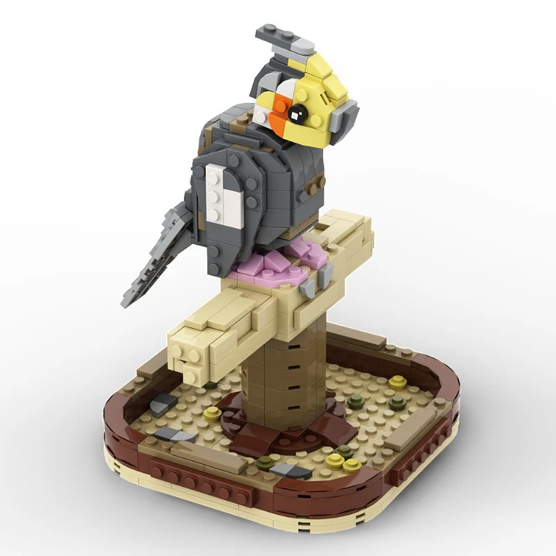 (Gobricks version) 392 pcs MOC-124853 Cockatiel - Image 2