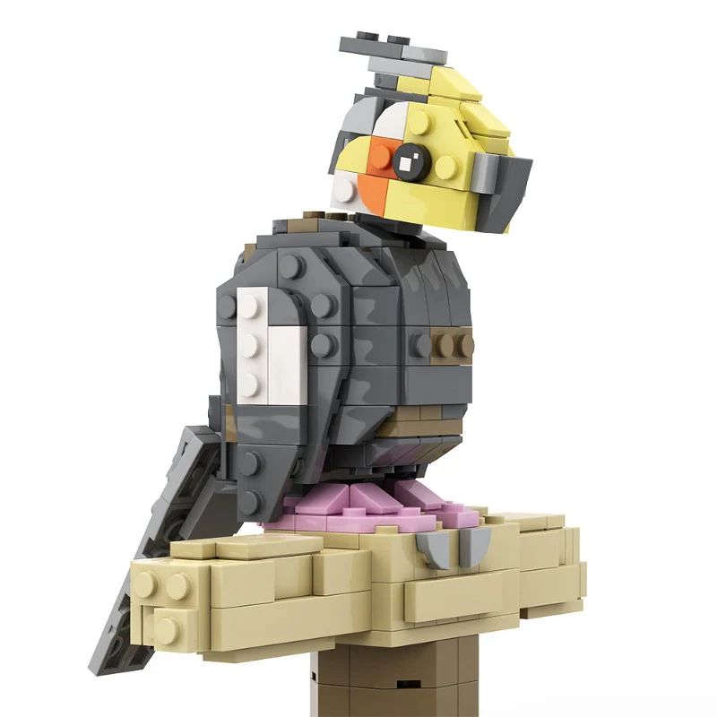 (Gobricks version) 392 pcs MOC-124853 Cockatiel - Image 7