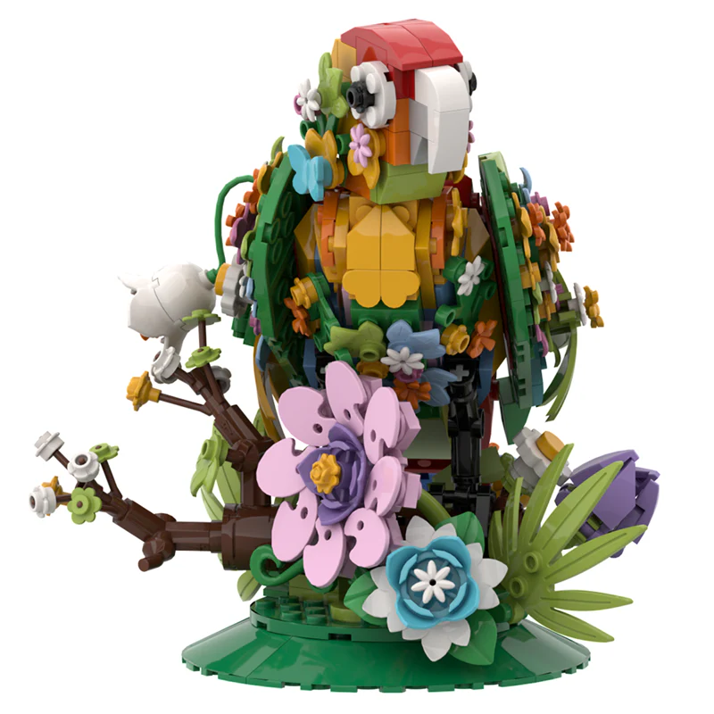 (Gobricks version) 396PCS Flower language bird - Image 10