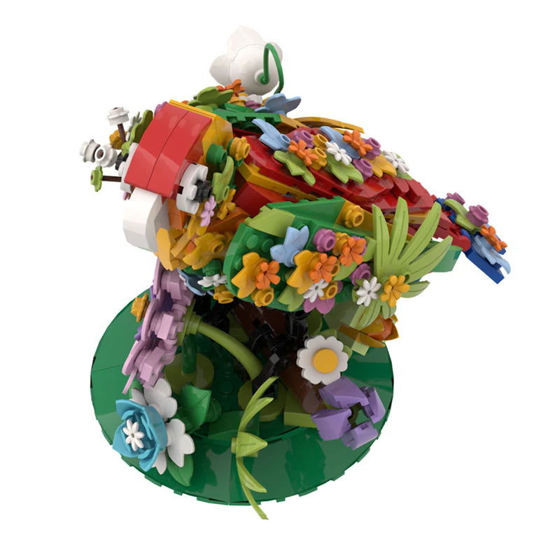 (Gobricks version) 396PCS Flower language bird - Image 6