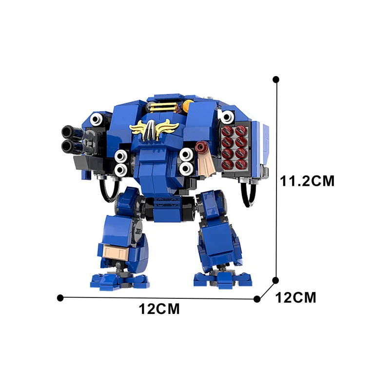 (Gobricks version) 398PCS MOC-175634 Ballistus Dreadnought - Warhammer 40K - Image 3