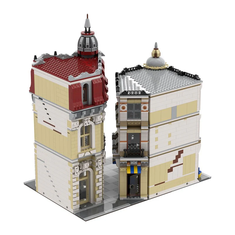 (Gobricks version) 4002pcs MOC Corner Alley - Image 5