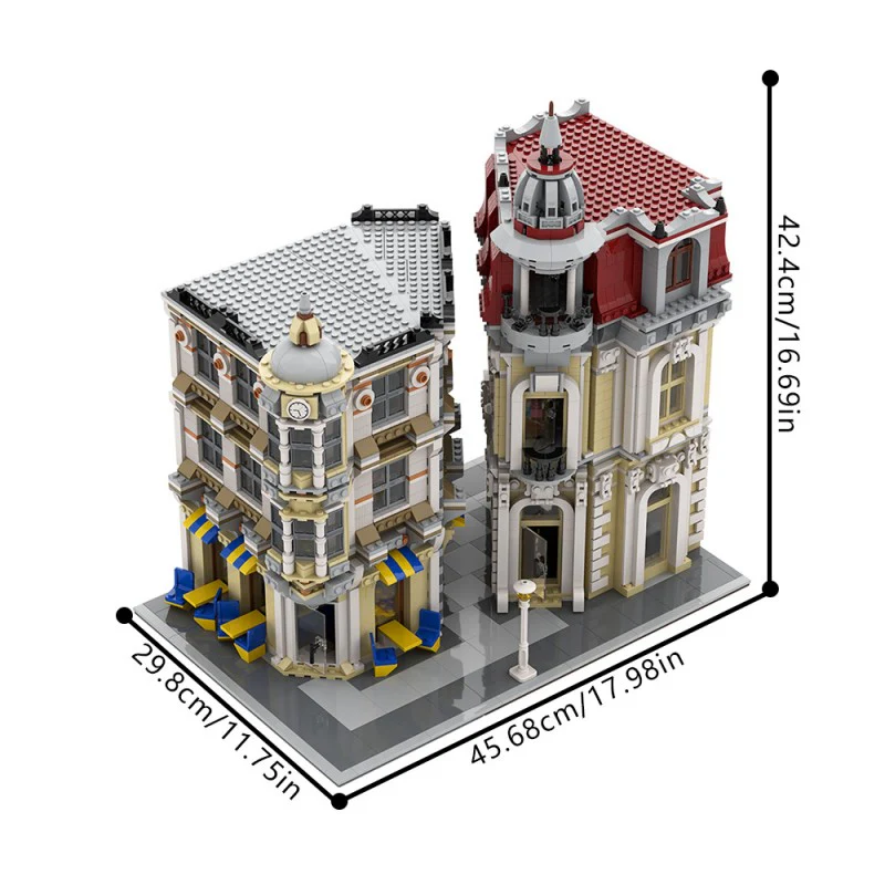 (Gobricks version) 4002pcs MOC Corner Alley - Image 7
