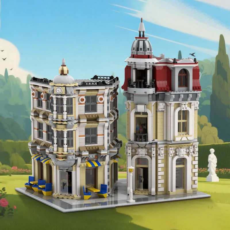 (Gobricks version) 4002pcs MOC Corner Alley - Image 9