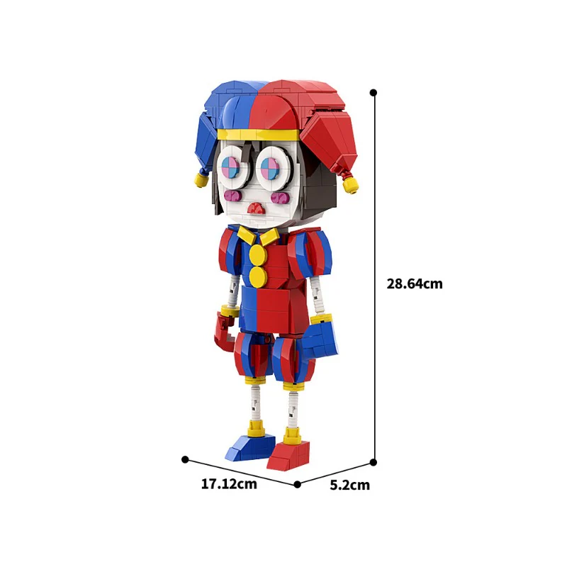 (Gobricks version) 400pcs+ MOC Digital circus member Pomni - Image 3
