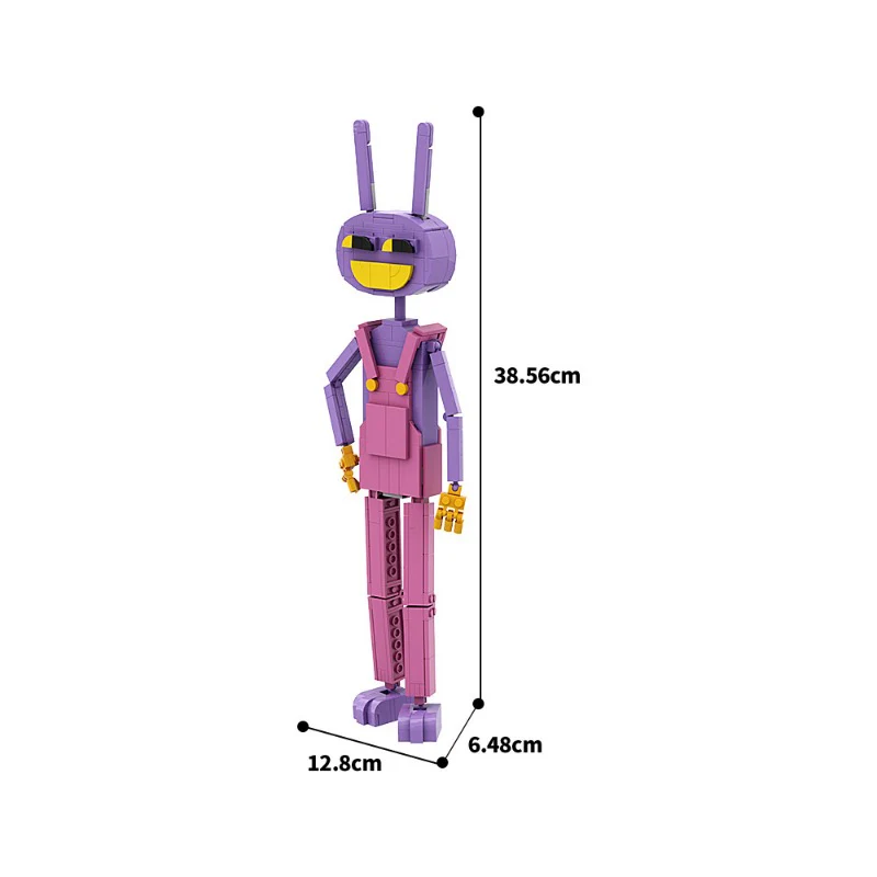 (Gobricks version) 400pcs+ MOC Digital circus member Pomni - Image 4