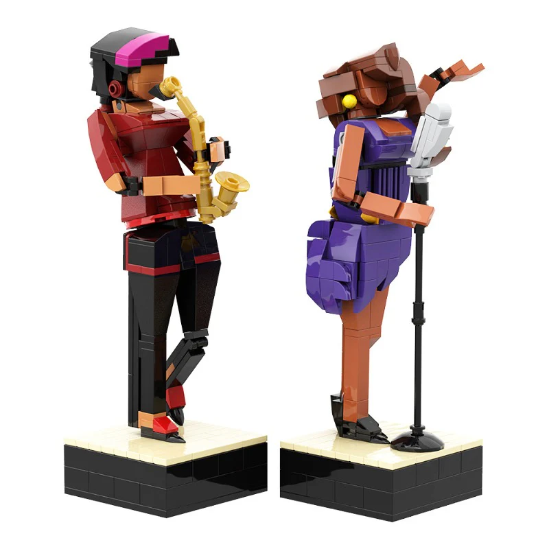 (Gobricks version) 400PCS+ MOC Jazz Band Group - Image 2