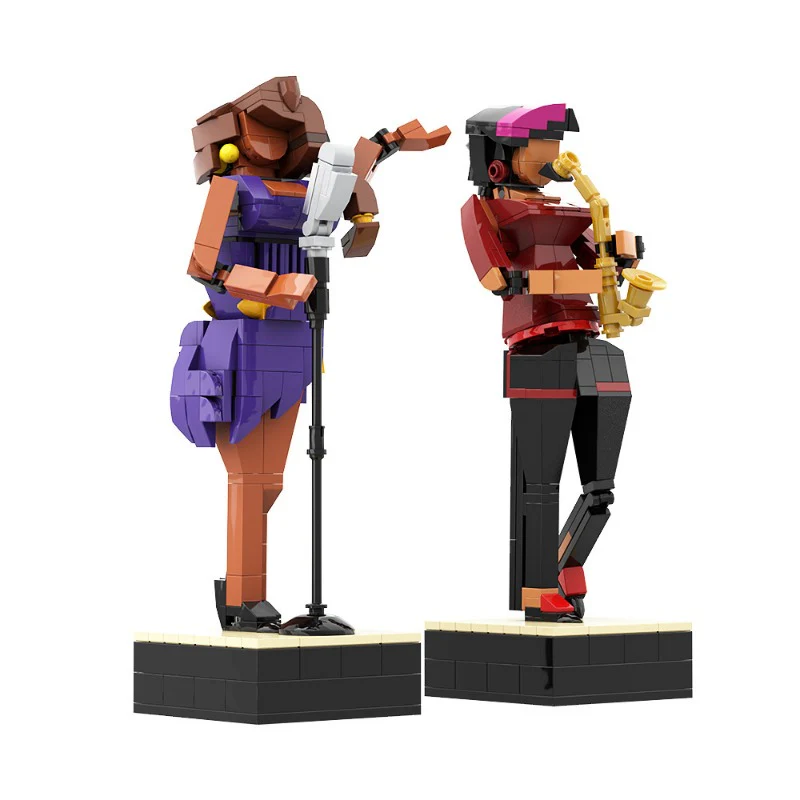 (Gobricks version) 400PCS+ MOC Jazz Band Group - Image 3
