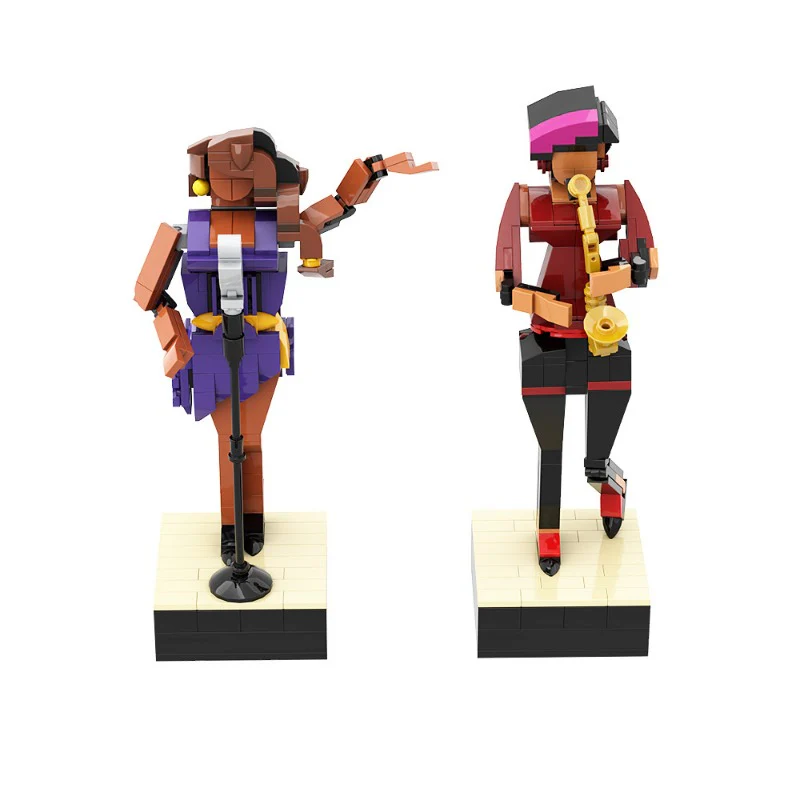 (Gobricks version) 400PCS+ MOC Jazz Band Group - Image 5