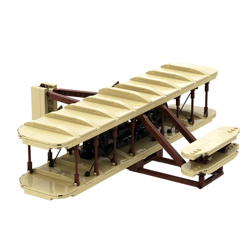 (Gobricks version) 400pcs+ MOC Wright Brothers Aircraft Flyer One - Image 2
