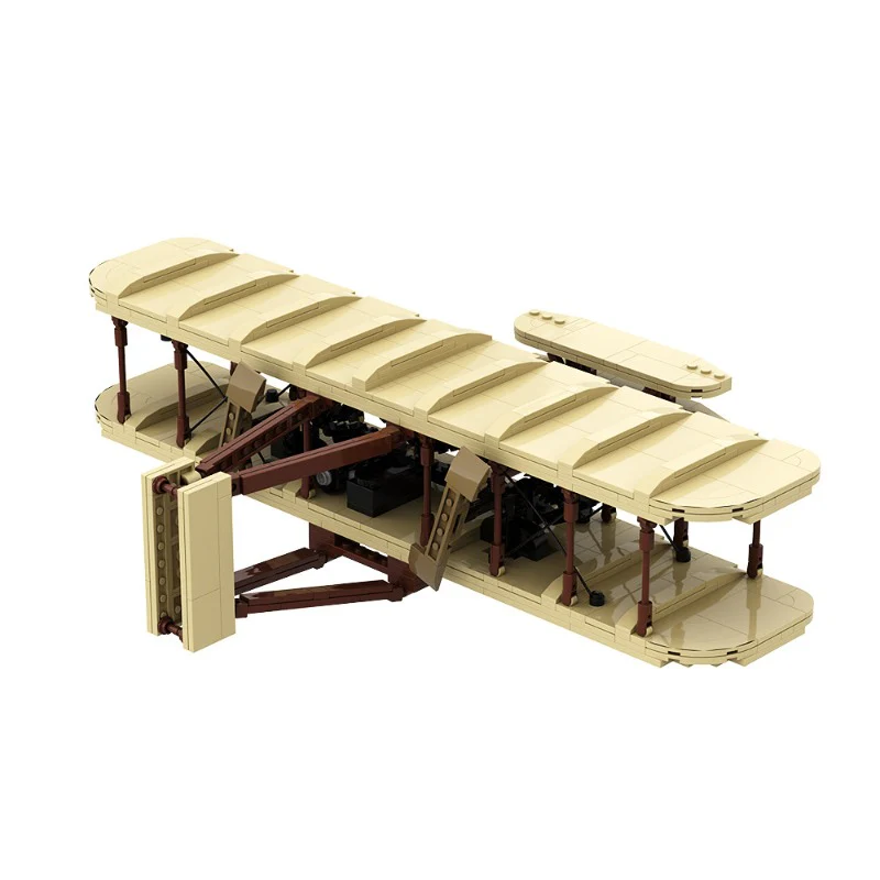 (Gobricks version) 400pcs+ MOC Wright Brothers Aircraft Flyer One - Image 6