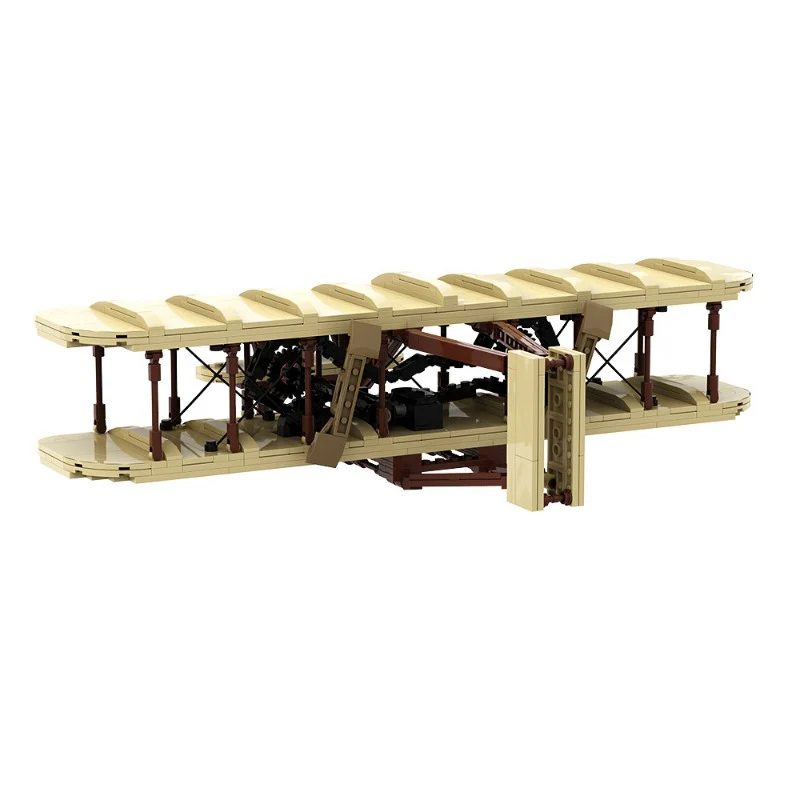(Gobricks version) 400pcs+ MOC Wright Brothers Aircraft Flyer One - Image 8