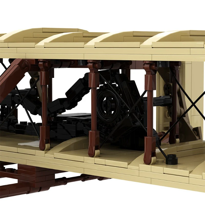 (Gobricks version) 400pcs+ MOC Wright Brothers Aircraft Flyer One - Image 9